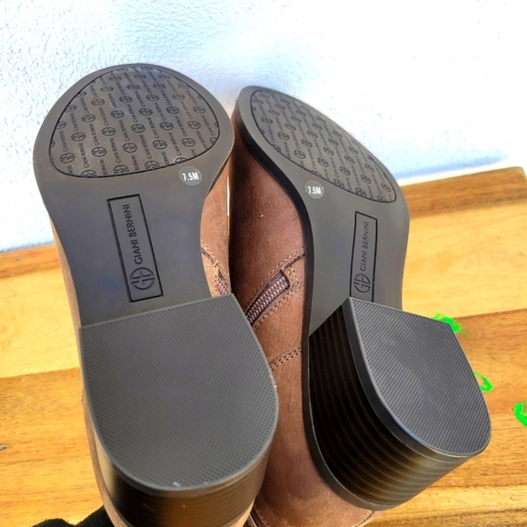 New Giani Bernini Memory Foam Putneyy Taupe Ankle boots Women's Size 7.5 - Picture 16 of 16